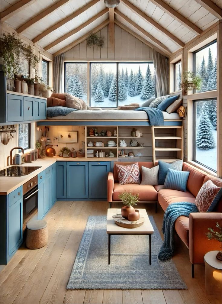 Tiny house ve bungalov konsept görseli 34